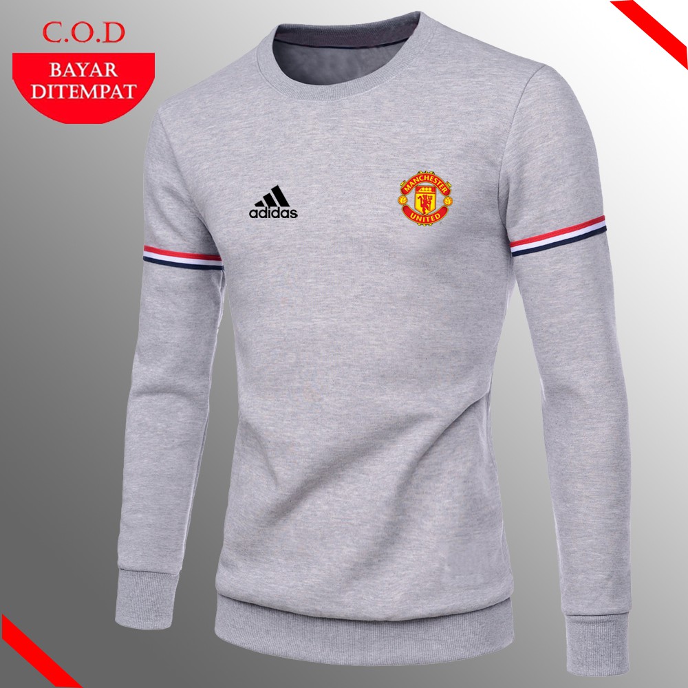 Áo Sweater Manchester United 100% dày dặn thoải mái in logo quả bóng đá | BigBuy360 - bigbuy360.vn