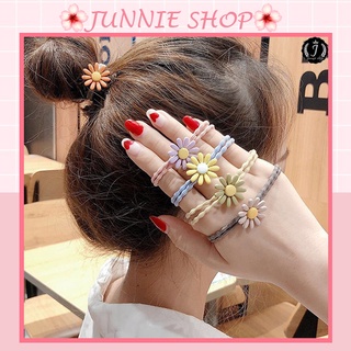 (Sỉ giá từ 630 đồng/dây ib) Dây buộc tóc hoa cúc hoạ mi Hàn Quốc hot trend DC23 -  QUÀ TẶNG KHÁCH HÀNG 1K #1K