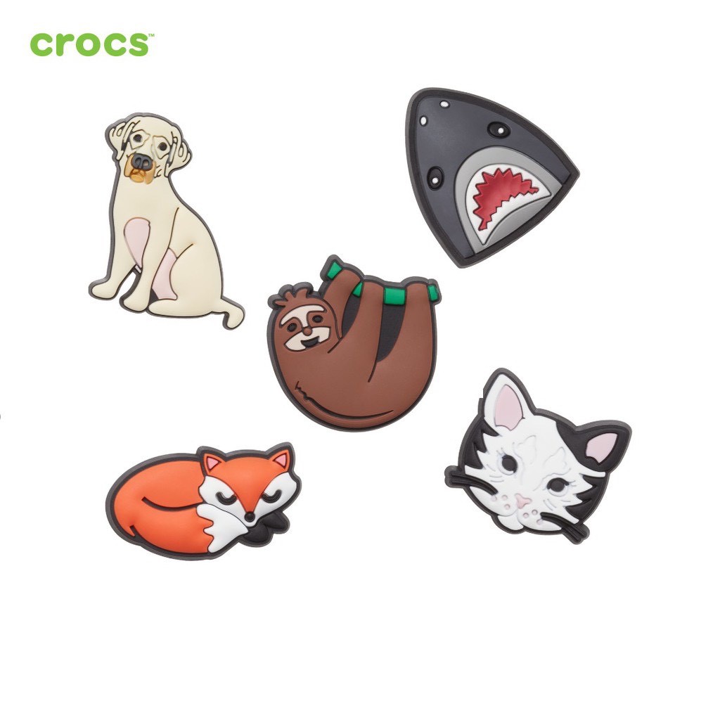 Huy hiệu (Jibbitz) Crocs Animal Lover set 5 cái