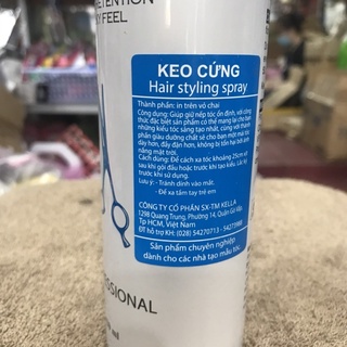 Keo xịt tóc Kella 420ml (cứng)