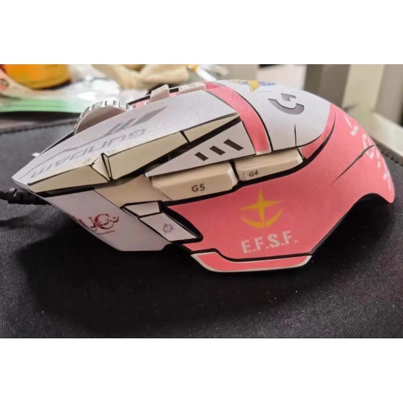 Suitable For Logitech G502 Mouse Sticker Hero SE Anime Gundam Series Frosted Film
