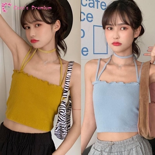 Áo Ống Có Dây Cột Cổ Thời Trang Cho Nữ
