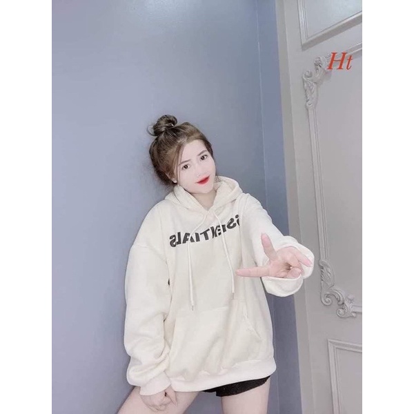 Áo hoodie nỉ cotton ESS HT12