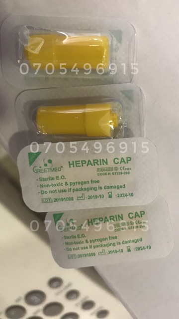 Nút chặn kim luồn ( HEPARIN CAP ) 100pcs