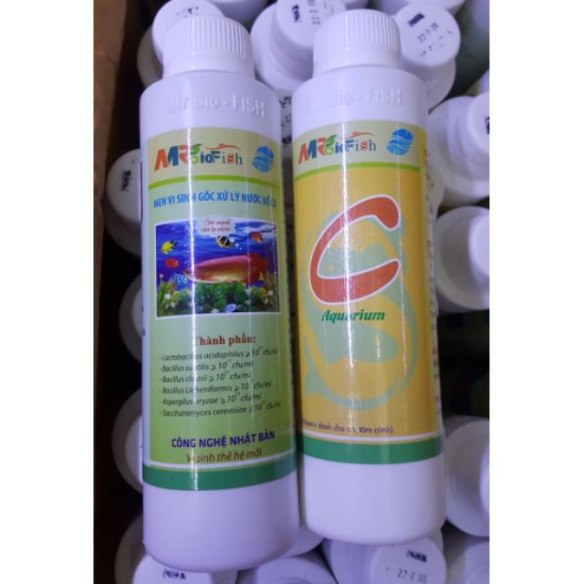 Combo Men vi sinh và vitamin cho hồ cá