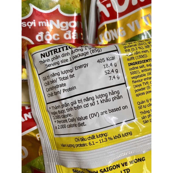 Mì Aone thịt xào gói 85g