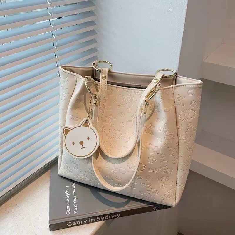 Túi Tote Đeo Vai / Xách Tay Cỡ Lớn In Họa Tiết Thời Trang 3 Kiểu Tùy Chọn