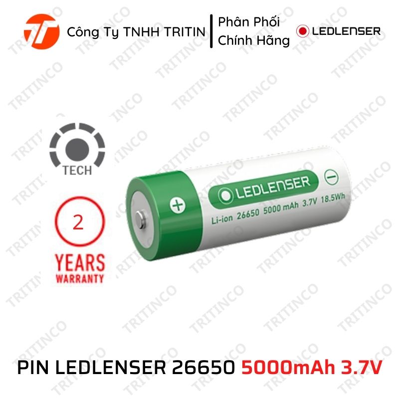 Phụ Kiện Pin 26650 5000mAh 3.7V LEDLENSER MT14 #501002 - Bảo Hành 2 Năm | TRITINCO