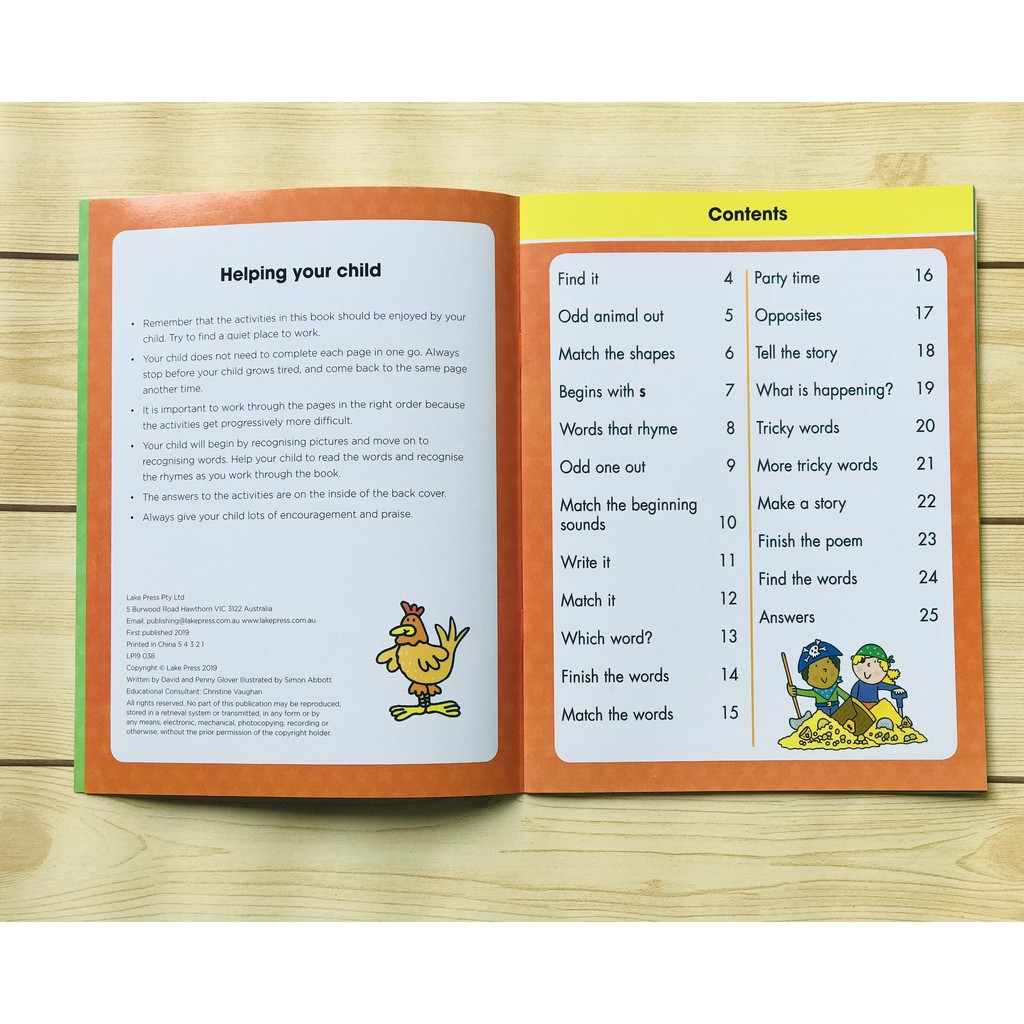 Sách - Gold Stars: Wipe Clean Reading - Học tiếng anh - nghe và đọc tiếng anh ( 3 - 5 tuổi )