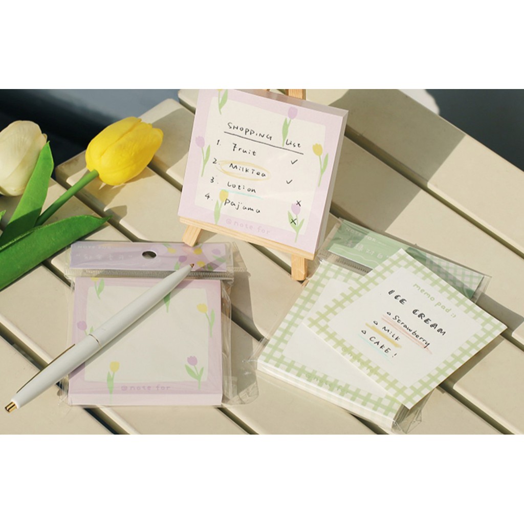 Bộ 100 tấm giấy ghi chú Notefor Milk salt girl | BNM117