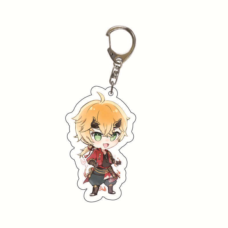 Móc Khóa GENSHIN IMPACT ver ĐỨNG CHIBI Mica acrylic anime game mẫu mới