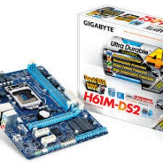 Bộ sản phẩm Mainboard Gigabyte H61M - DS2 rev 4.0 ( không có chặn fe)