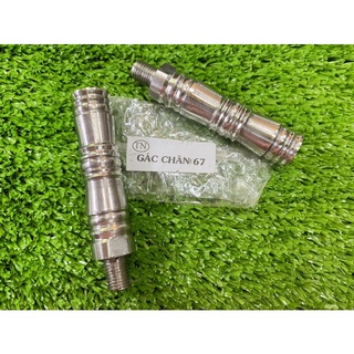 Gác chân sau đặc inox 67