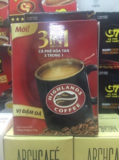 Cà phê highland 3 in 1