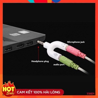 [Hãng] Jack chia Audio 3.5mm ra mic và loa