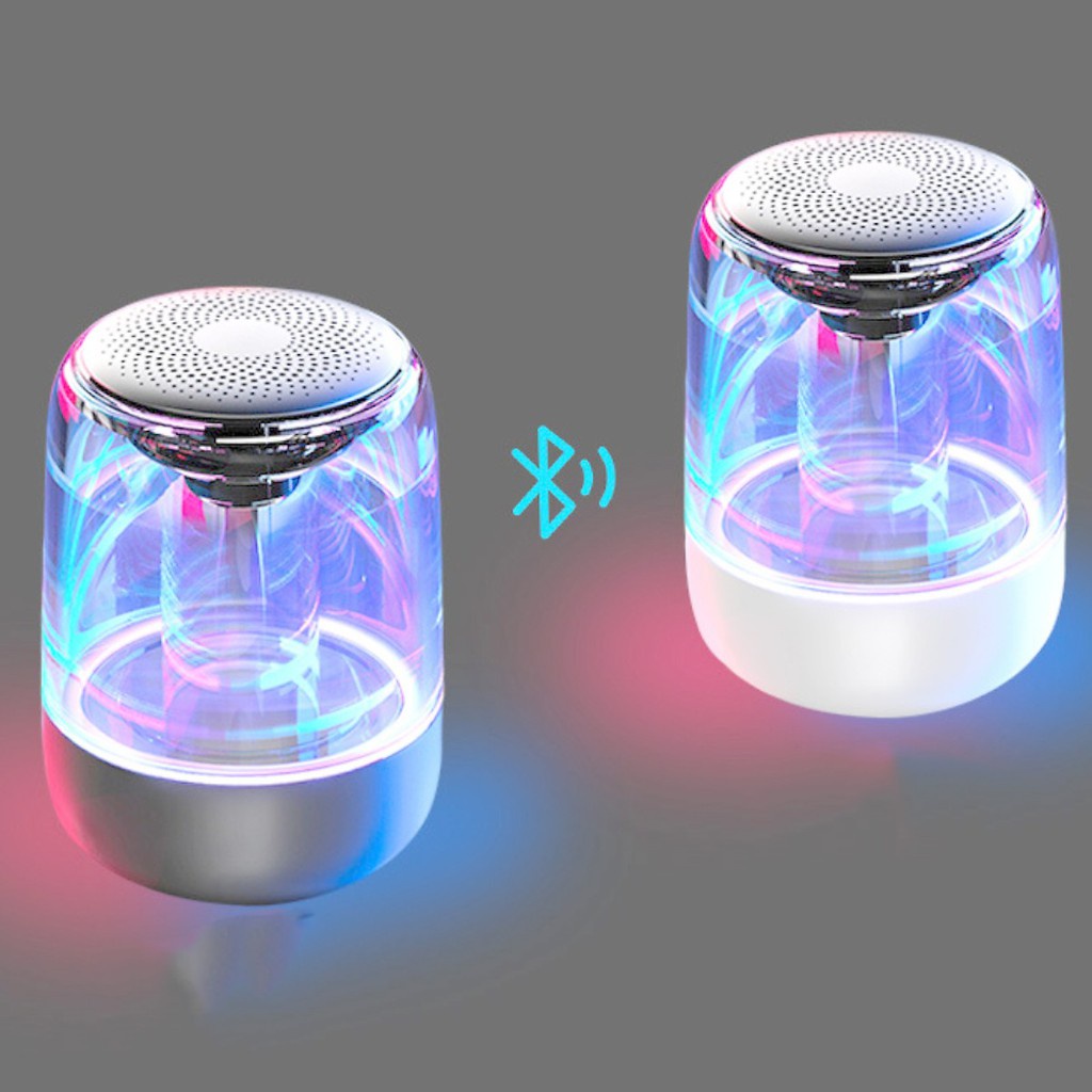 Loa Bluetooth L30 Plus Đèn LED Trong Suốt Nhiều Màu Cực Đẹp Âm Thanh Vòm, Bass Siêu Trầm, Độ Bền Cực Cao