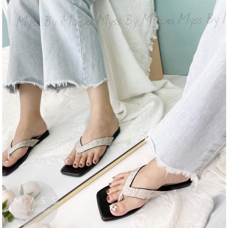 Dép kẹp nữ 1cm bệt thời trang MYSS - DE92