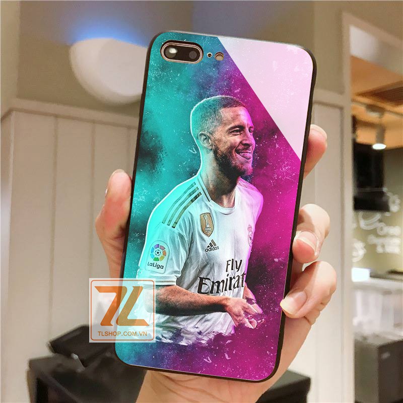 Ốp Lưng Iphone Mặt Kính Cường Lực In Hình Cầu Thủ Bóng Đá Ip6/6s/6plus/6s/7/8/7plus/8plus/x/xs/xsmax/11/11pro/11promax