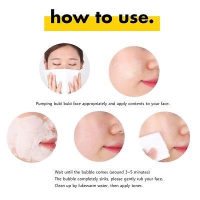 [DATE 04/23] Tẩy da chết sủi bọt chứa AHA trái cây Unpa Bubi Bubi Face Bubble Peeling Gel 50ml (Hàn Quốc)