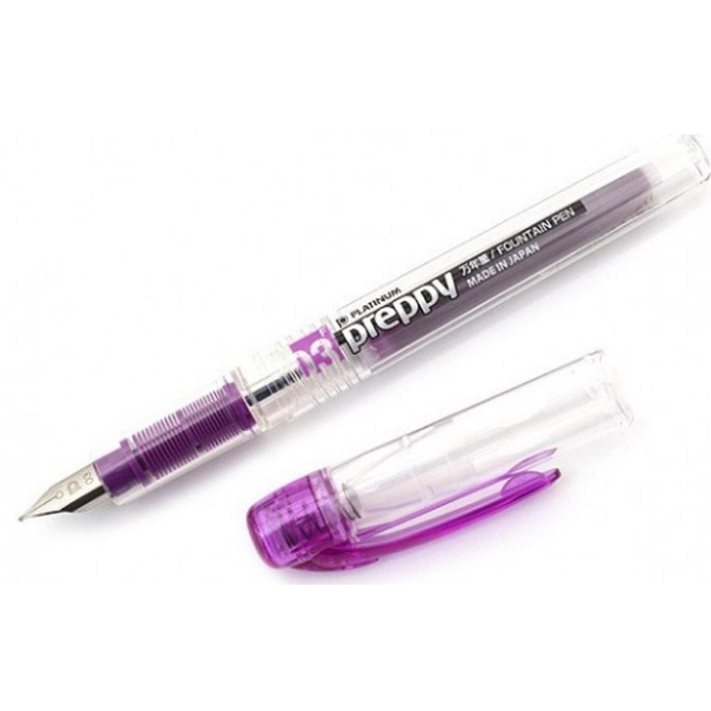 [ Sẵn hàng ] Combo 4 ống mực cho bút máy Preppy Nhật Bản ( Mẫu mới - Nội địa Nhật - Japan )