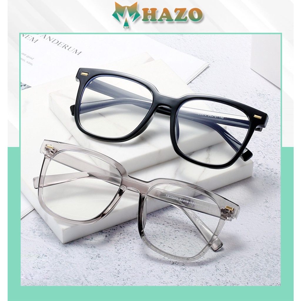 Mắt Kính Gọng Cận 563 Form Vuông Hàn Quốc Trendy Siêu Đẹp - Hazo