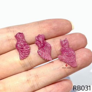 Mặt Đá Hồ Ly Đá Ruby - Ngọc Gems