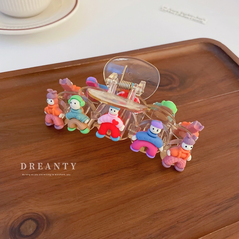 Kẹp Tóc Hình Cá Mập Hoạt Hình Nhiều Màu Sắc Sáng Tạo Dễ Phối Đồ