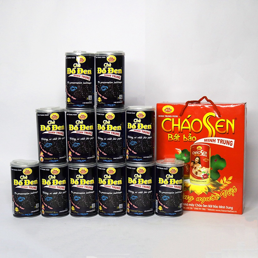 Chè đỗ đen Minh Trung combo 3 lon thơm ngon