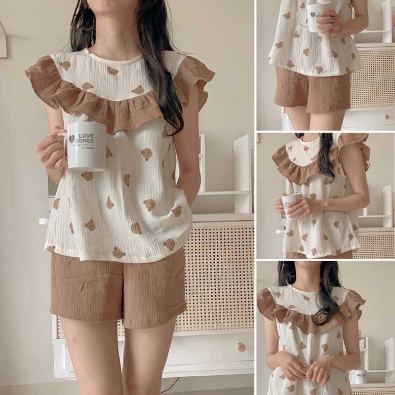 BỘ BÈO NHÚN MUSLIN