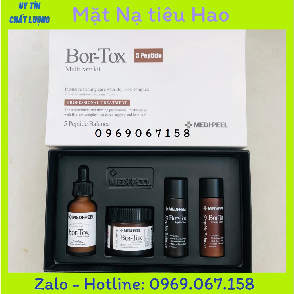 Set Medi-Peel Bor-Tox 4 món căng bóng da –Se khít lỗ chân long- Trẻ hóa da cực đỉnh