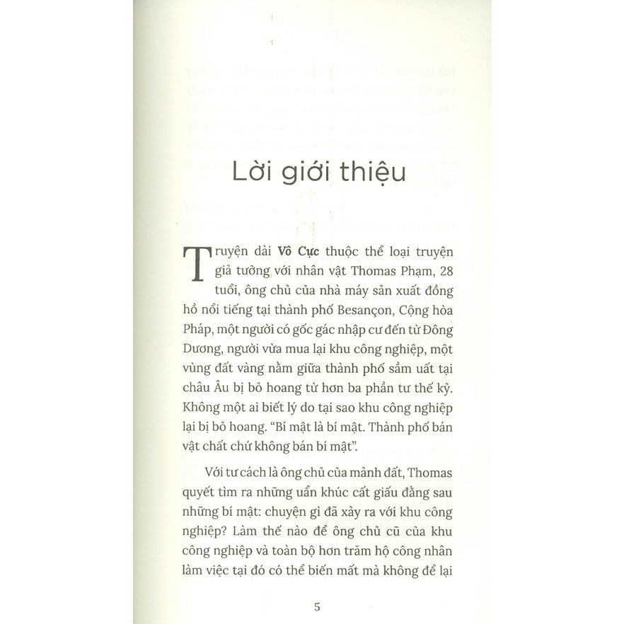 Sách - Vô Cực (Truyện Dài)