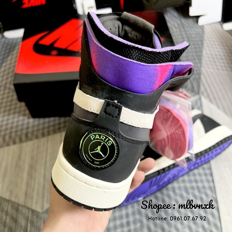 ẢNH THẬT - Giày_Sneaker_𝐍𝐢𝐤𝐞_Air_Jordan_High_Paris_Saint_Siêu_Cấp - GIẦY THỂ THAO NAM NỮ_PSG_HÀNG XUẤT DƯ FULLTAG