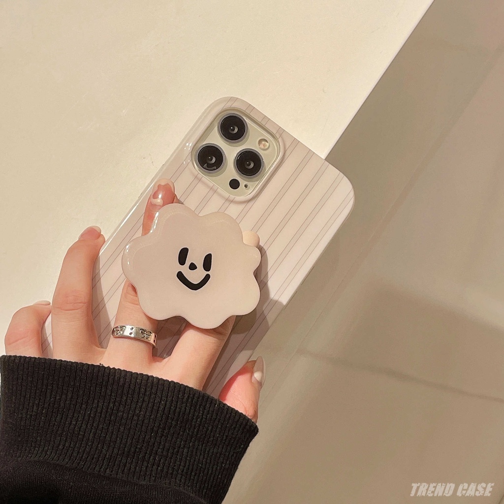 Ốp điện thoại mềm có giá đỡ hình đám mây thích hợp cho iphone 7 8 plus x xr xs 11 12 pro max