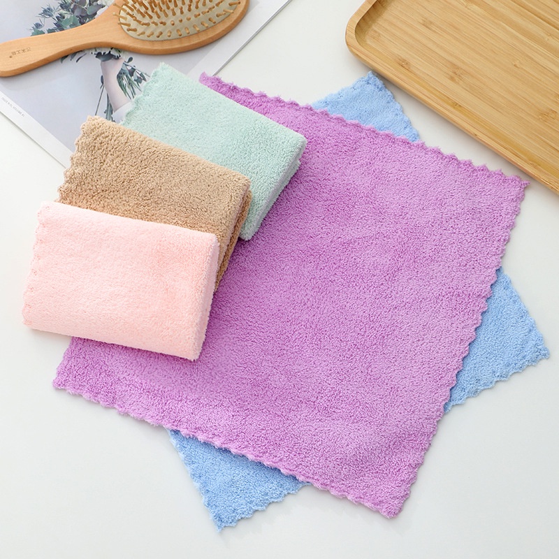 Khăn lau bếp đa năng HOMEK, khăn lau siêu thấm microfiber, khăn lau xe ô tô