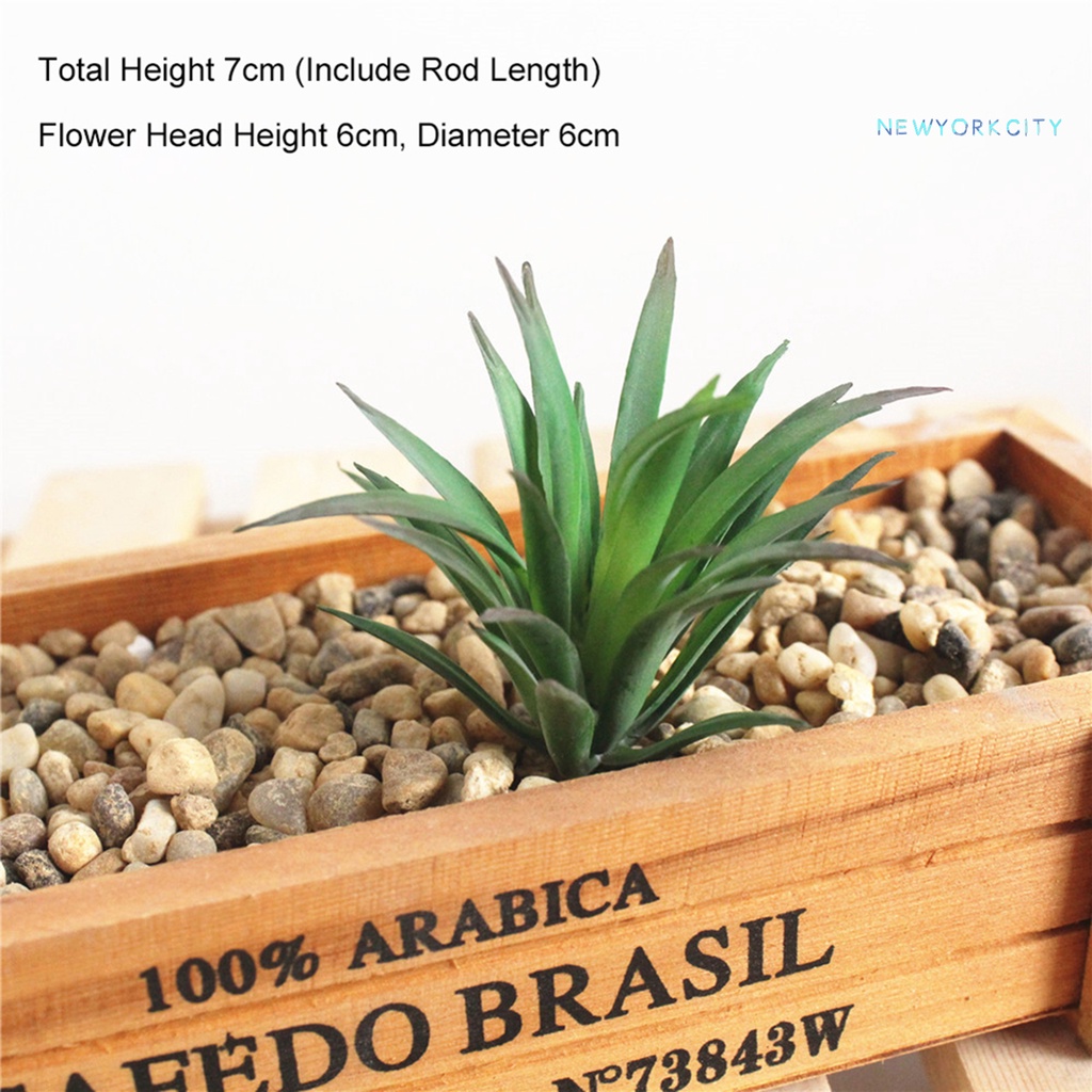 Chậu Cây Lô Hội Nhân Tạo Bằng PVC Trang Trí Khách Sạn DIY