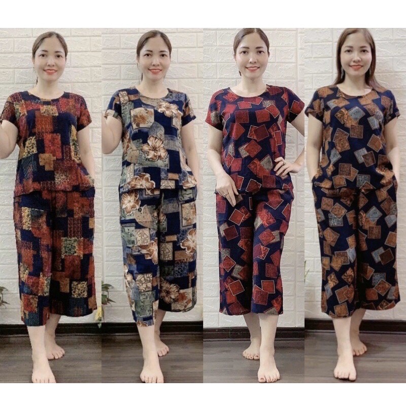 Bộ lanh Gia Huy cho các mẹ hàng ảnh thật luôn ạ cực đẹp Uy Tín luôn .size 2xl / 3xl / 4xL