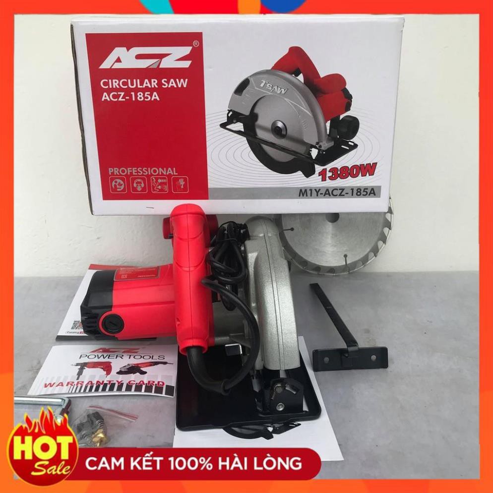 [Hàng tốt] Máy cắt gỗ, Máy cắt gỗ AZC 185, công suất 1380W