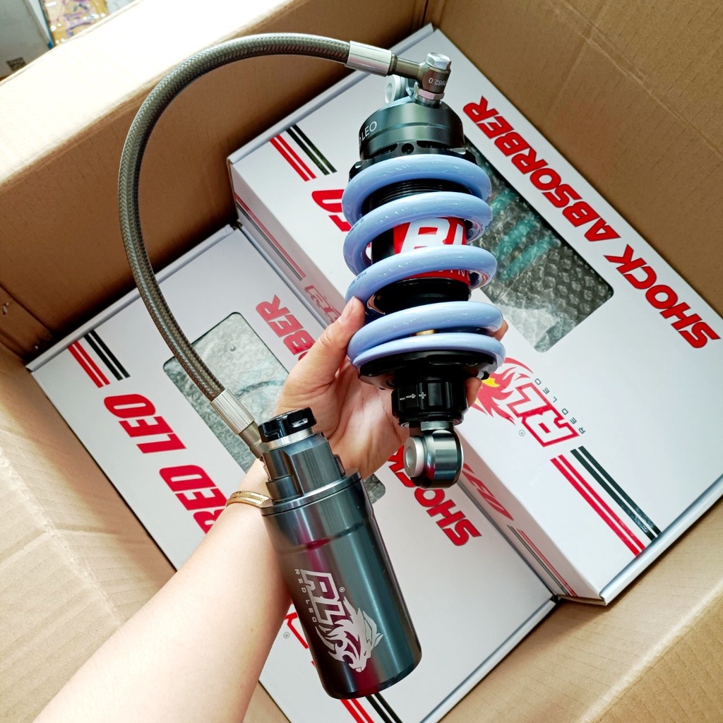 Phuộc RedLeo Ex150, Ex155, Mxking, Y15ZR Bình Dầu Có tăng Chỉnh Chính Hãng