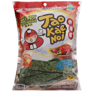 Snack rong biển giòn vị cay Tao Kae Noi (gói 32g)