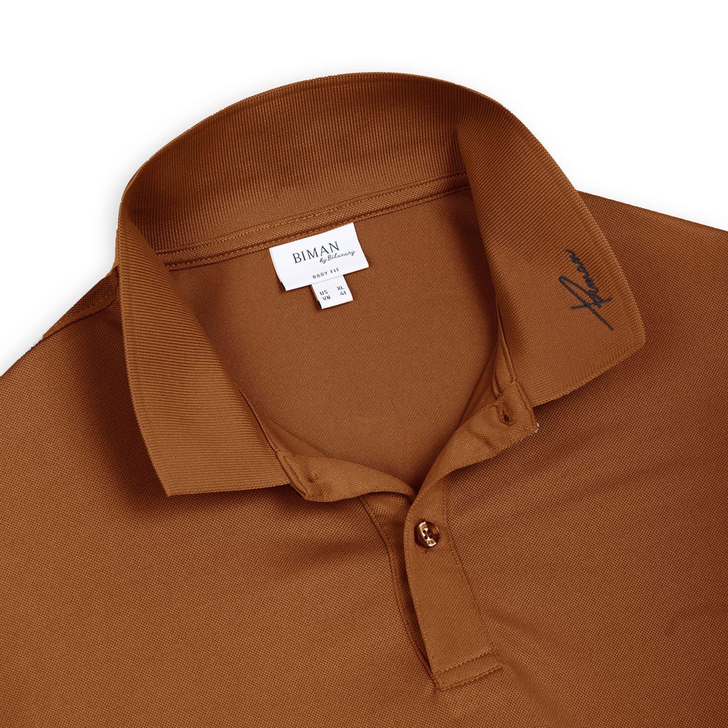 Áo polo nam cổ bẻ Biman by Biluxury thêu cổ lịch lãm vải siêu nhẹ thoáng mát không bai gião 5APCT012