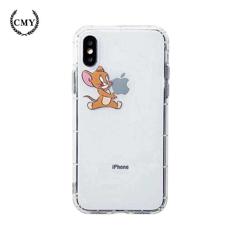 Ốp điện thoại hình mèo và chuột cho iPhone11/11Pro 11pro Max X XR XS XS MAX 7 8 plus SE 12 pro max 12 mini | BigBuy360 - bigbuy360.vn