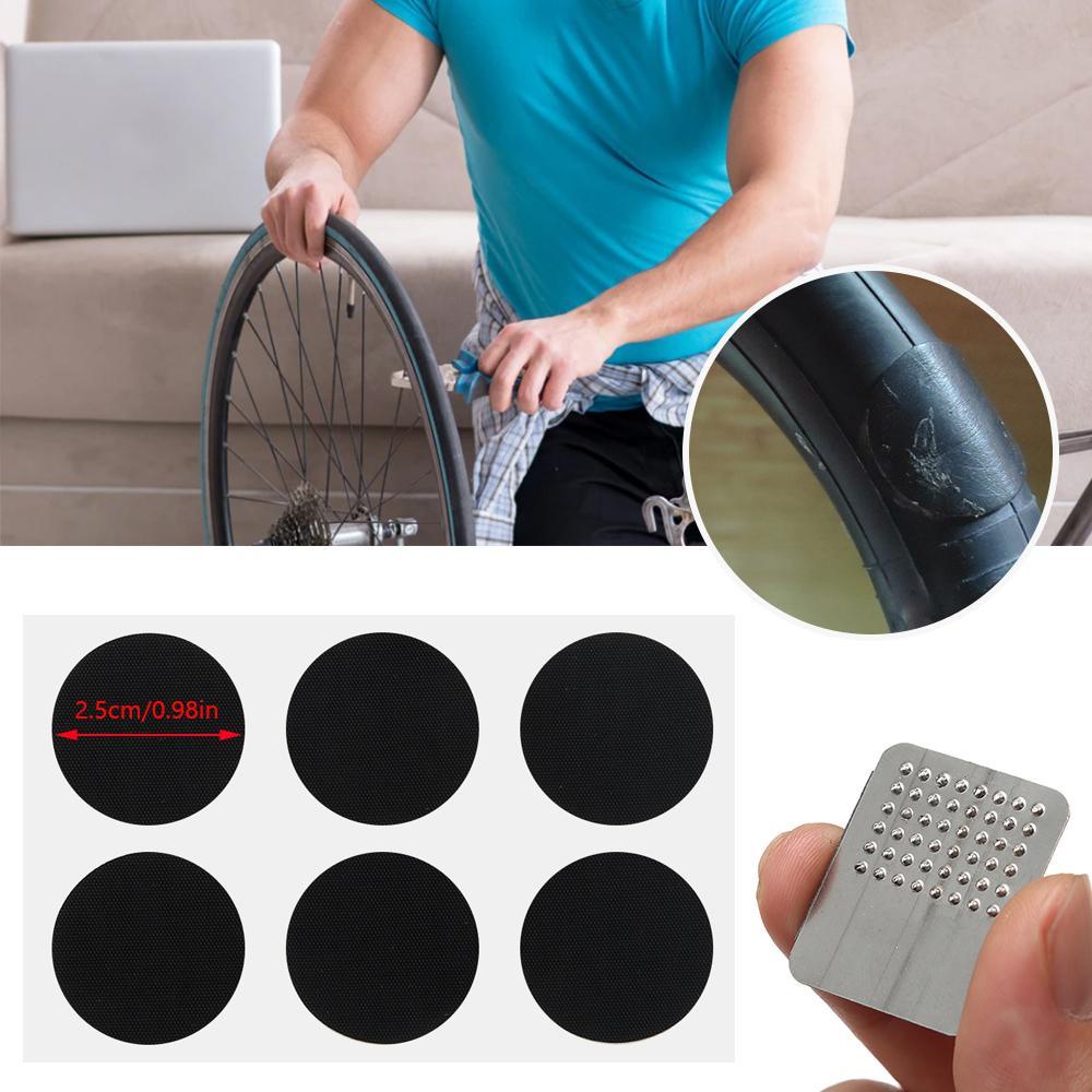 Bộ 6 Miếng Vá Xe Đạp Bằng Cao Su Tiện Dụng