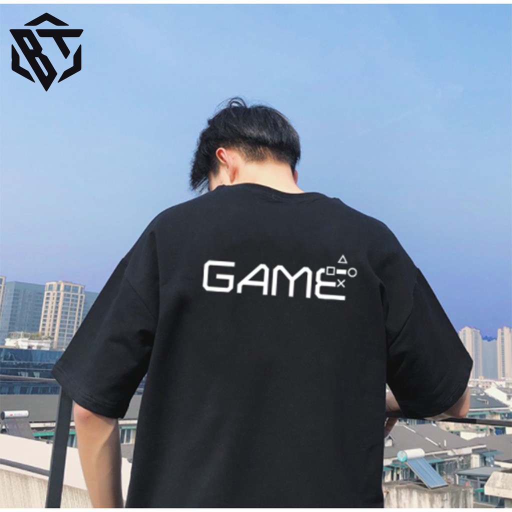 Áo thun tay lỡ 🔴FREESHIP🔴 form rộng unisex Nam Nữ GAME | BigBuy360 - bigbuy360.vn