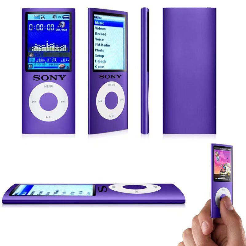 SONY Máy Nghe Nhạc Mp3 Mp4 Màn Hình Lcd 1.8 "