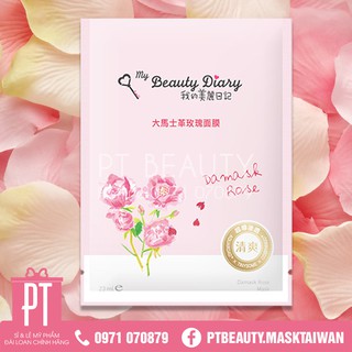 Miếng lẻ Mặt nạ My Beauty Diary Hoa Hồng giúp dưỡng trắng hồng