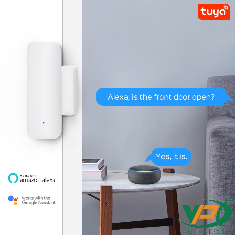 Cảm biến cửa TUYA wifi , zigbee