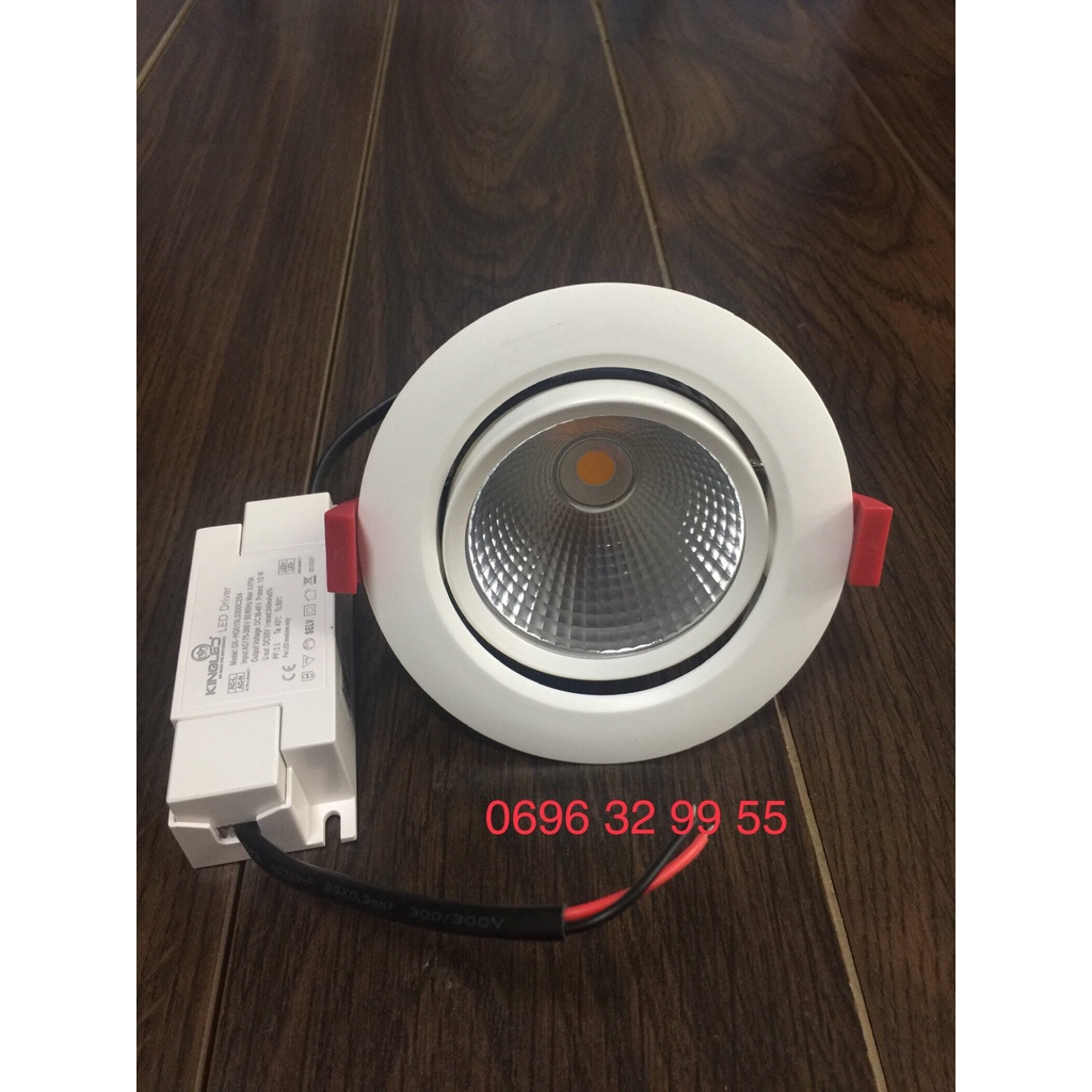 Đèn LED Âm Trần Rọi Opal 20W - Kingled - DLR-20SS-T150. Ánh sáng Trắng thumbnail