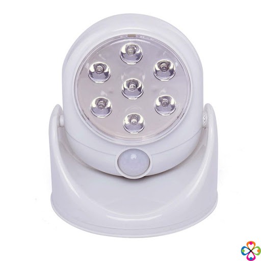 Đèn cảm ứng hồng ngoại Light Angel 7 đèn LED thông minh, bóng đèn chiếu sáng bật tắt theo chuyển động của người