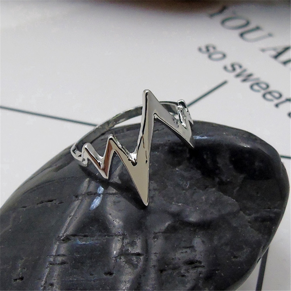 Nhẫn đeo tay kim loại đơn giản phong cách Hàn Quốc cho nữ