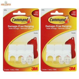 Móc Dán Tường Tròn 300gr Vỉ 3 Cái Command 3M 17402 Hàng Chính Hãng – HIBUCENTER